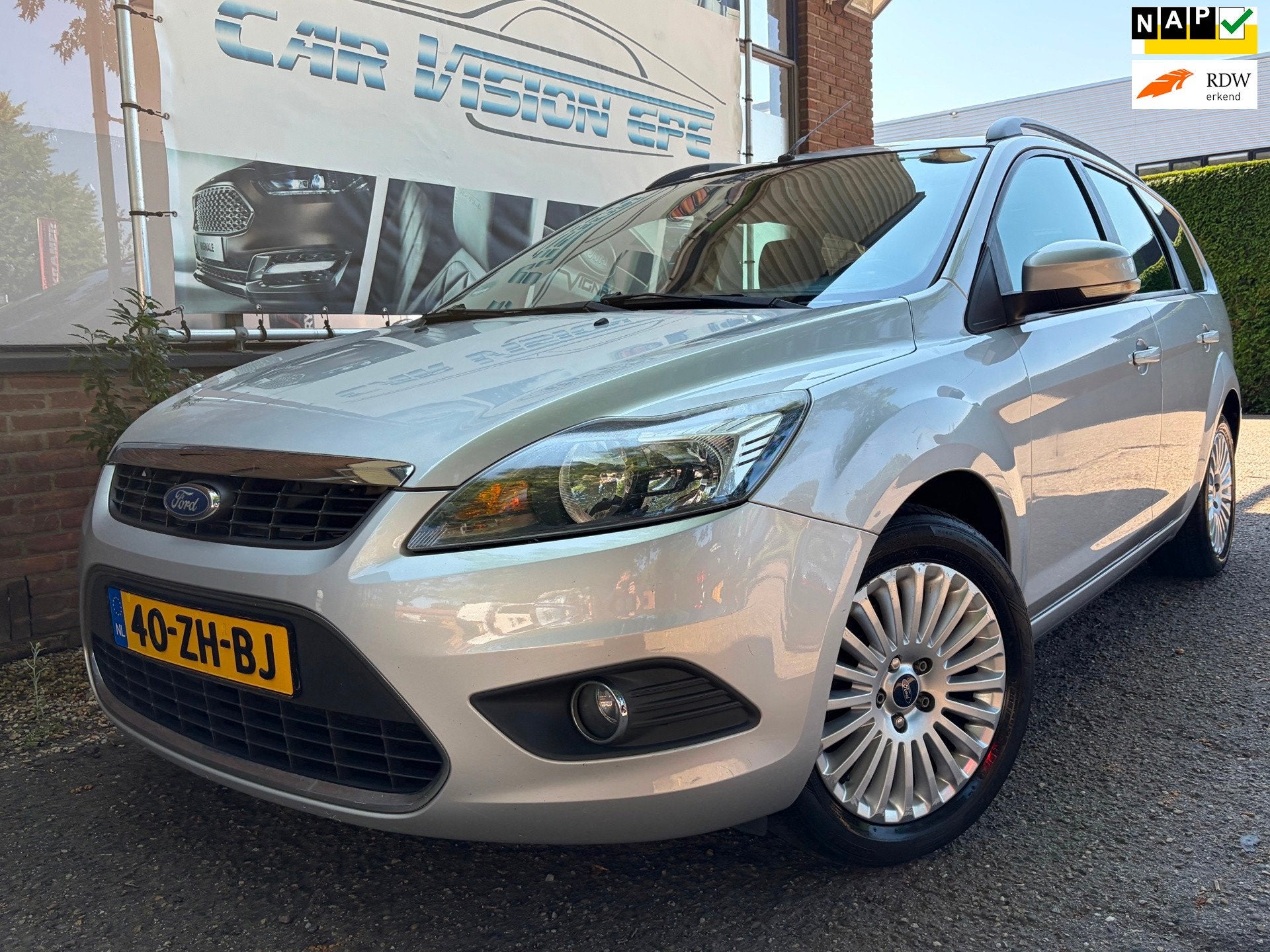 Ford Focus Wagon 1.6 Titanium|Clima|Trekhaak|Cruise|, Auto's, 1596 cc, Gebruikt, 4 cilinders, Parkeersensor