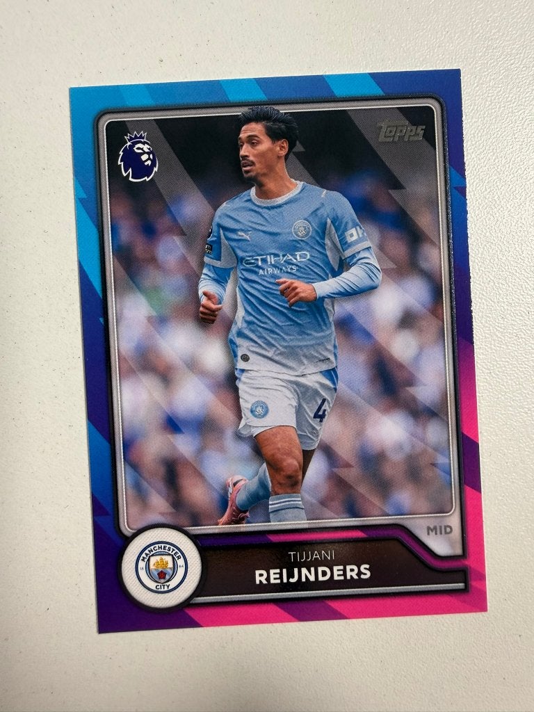 Tijjani Reijnders PL Parallel Topps Premier League 2026-27, Verzamelen, Ophalen of Verzenden, Nieuw, Buitenlandse clubs, Poster, Plaatje of Sticker