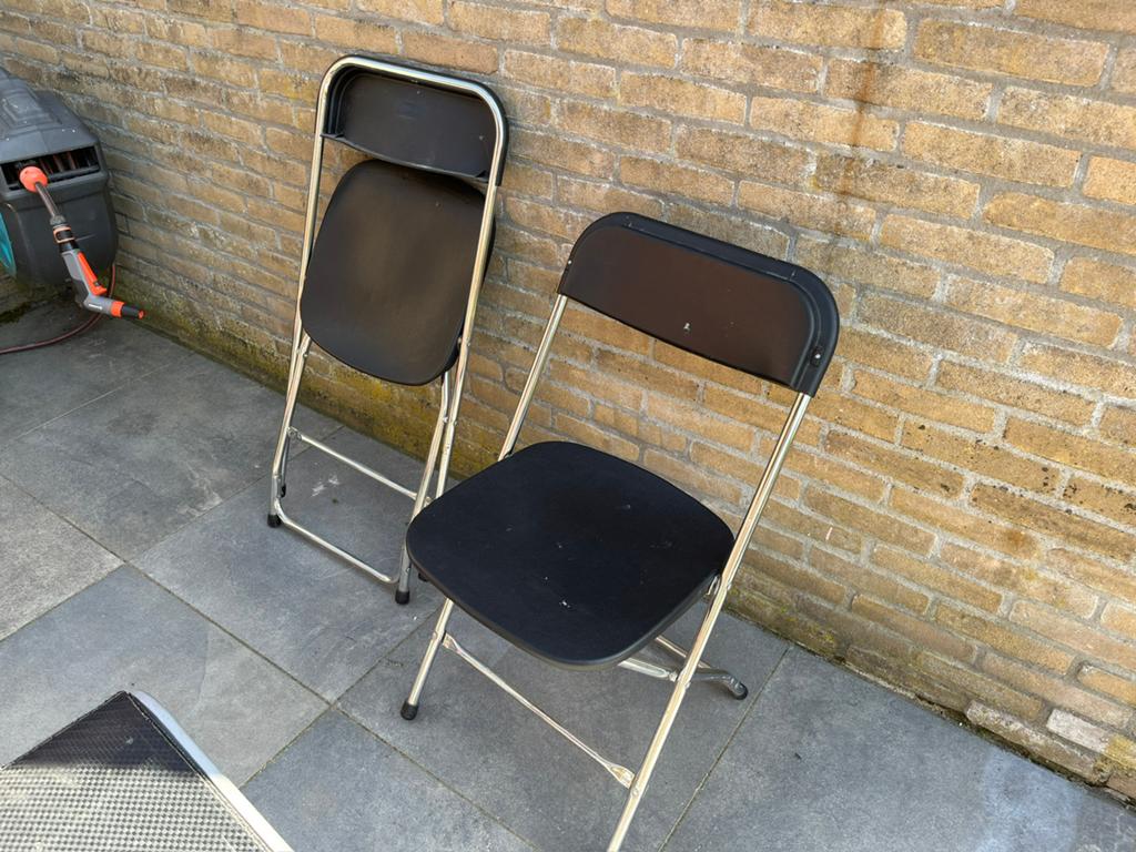 6 phoenix stapelstoelen, Ophalen of Verzenden, Gebruikt, Rotan