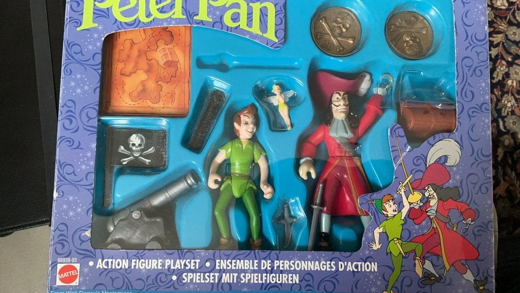 Peter Pan speelset 1997, Ophalen of Verzenden, Peter Pan of Pinokkio, Nieuw, Beeldje of Figuurtje