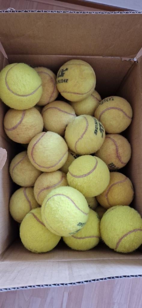 Wilson tennisballen 100 stuks gebruikt, Sport en Fitness, Tennis, Ophalen of Verzenden, Gebruikt, Ballen, Wilson