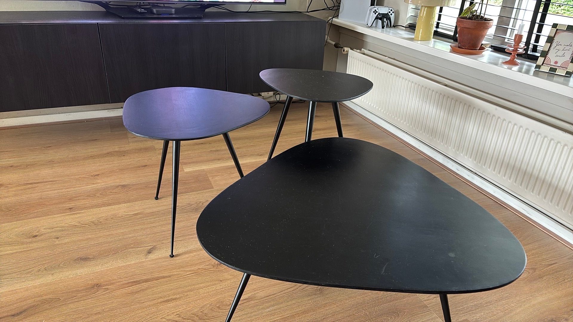 Salontafels, Ophalen of Verzenden, Zo goed als nieuw, Rond, 50 tot 100 cm