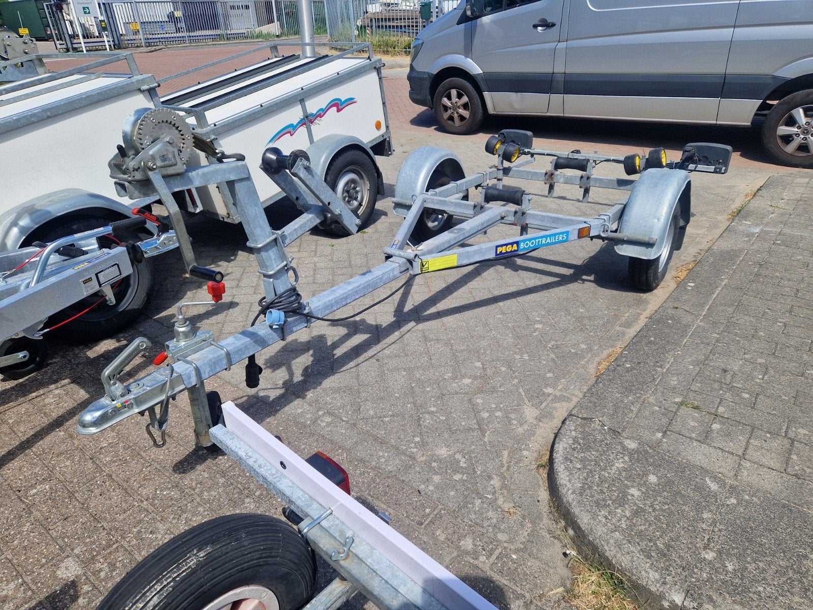 Pega SH 450 kanteltrailer in zeer nette staat !!!, Ophalen, Minder dan 1500 kg, Overige typen, Minder dan 6 meter