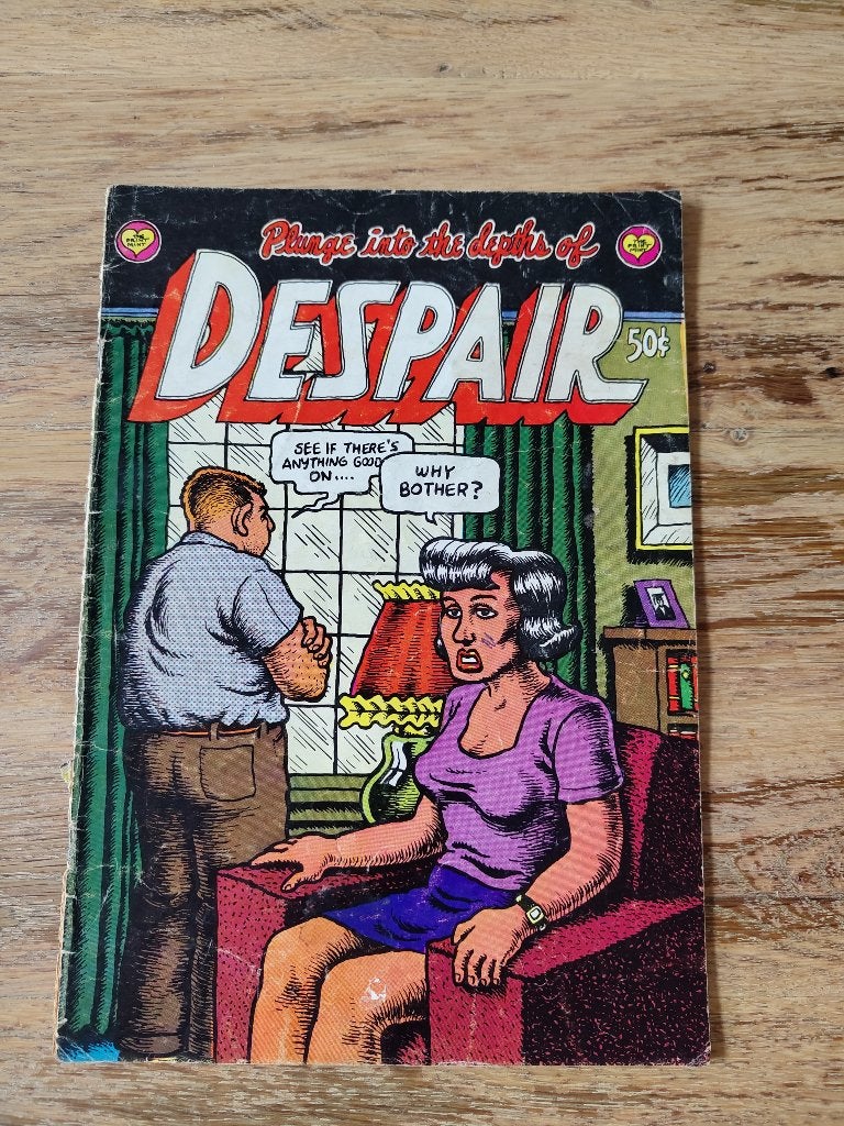Plunge into the depths of despair - Robert Crumb - 1970, Boeken, Eén stripboek, Ophalen of Verzenden, Gelezen