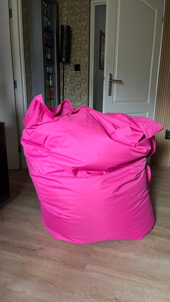 Xxl zitzak lumaland roze aparte binnenzak, Huis en Inrichting, Zitzakken, Ophalen, Zo goed als nieuw, Roze, Zitzak
