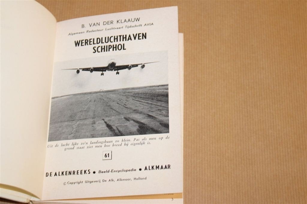 Wereldluchthaven Schiphol — Alkenreeks [1962], Gebruikt, Schaalmodel, -, -