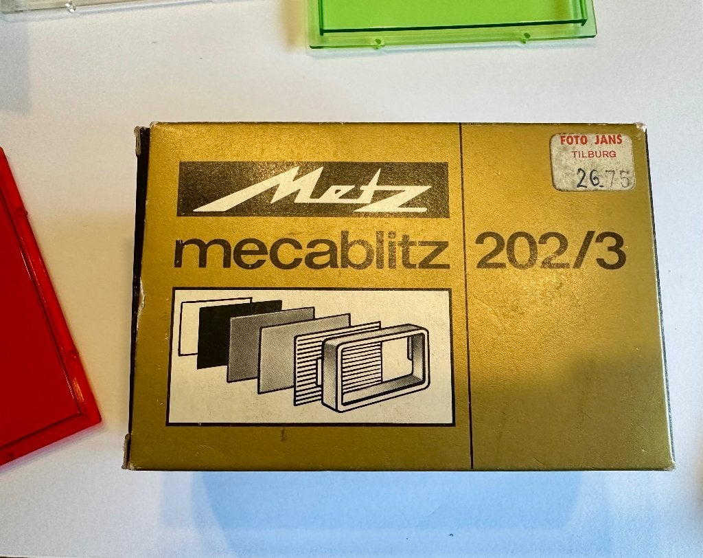 METZ mecablitz 202/3, Ophalen of Verzenden, Gebruikt, Accessoireset, Metz
