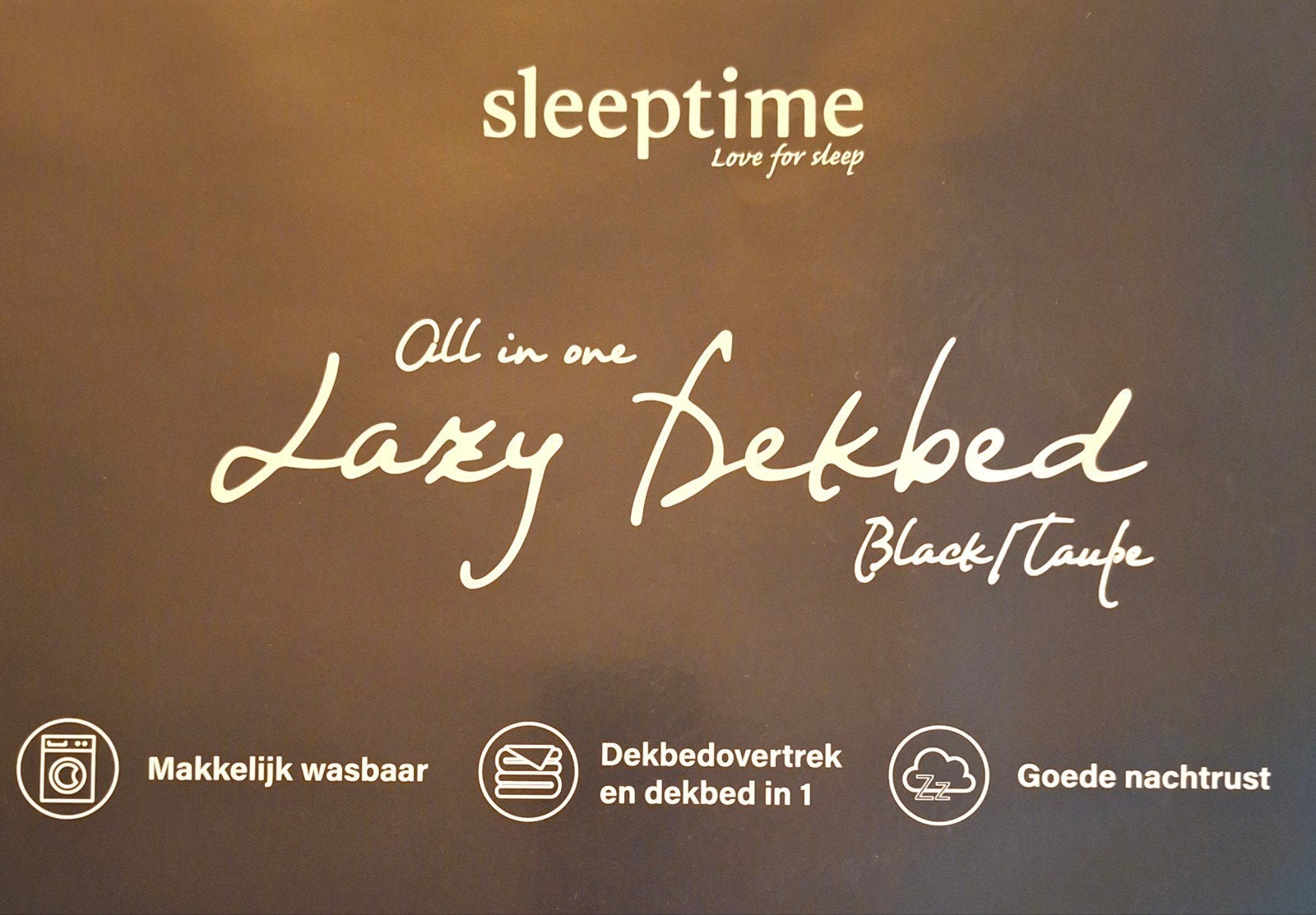 sleeptime lazy dekbed 140 x 200 NIEUW uitwasbaar, Huis en Inrichting, Ophalen of Verzenden, Nieuw