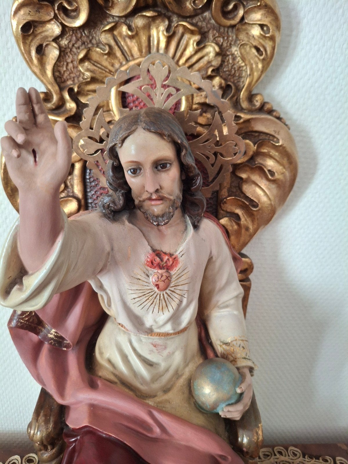 Heilig Hart van Jezus Olot sculptuur ca. 1920 Spanje, Ophalen of Verzenden