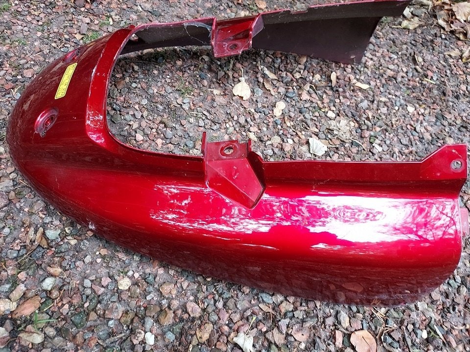 Honda XL1000V Varadero achter kuipdeel rondom, Rood + Zwart, Motoren, Verzenden