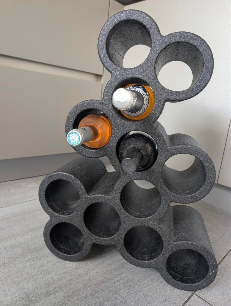 Design wijnrek van Design By Smool - Zo goed als nieuw, Ophalen, Zo goed als nieuw, Kunststof, 5 tot 15 flessen