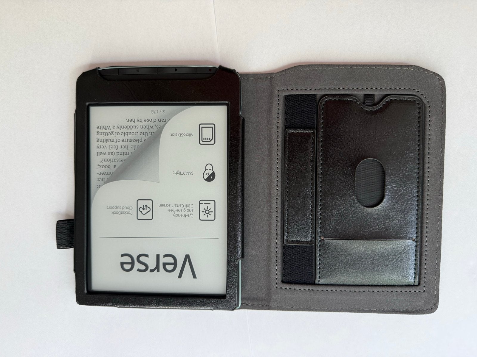 PocketBook Verse E-reader met hoesje - Zo goed als nieuw, Computers en Software, E-readers, 8 GB, Ophalen of Verzenden, Zo goed als nieuw