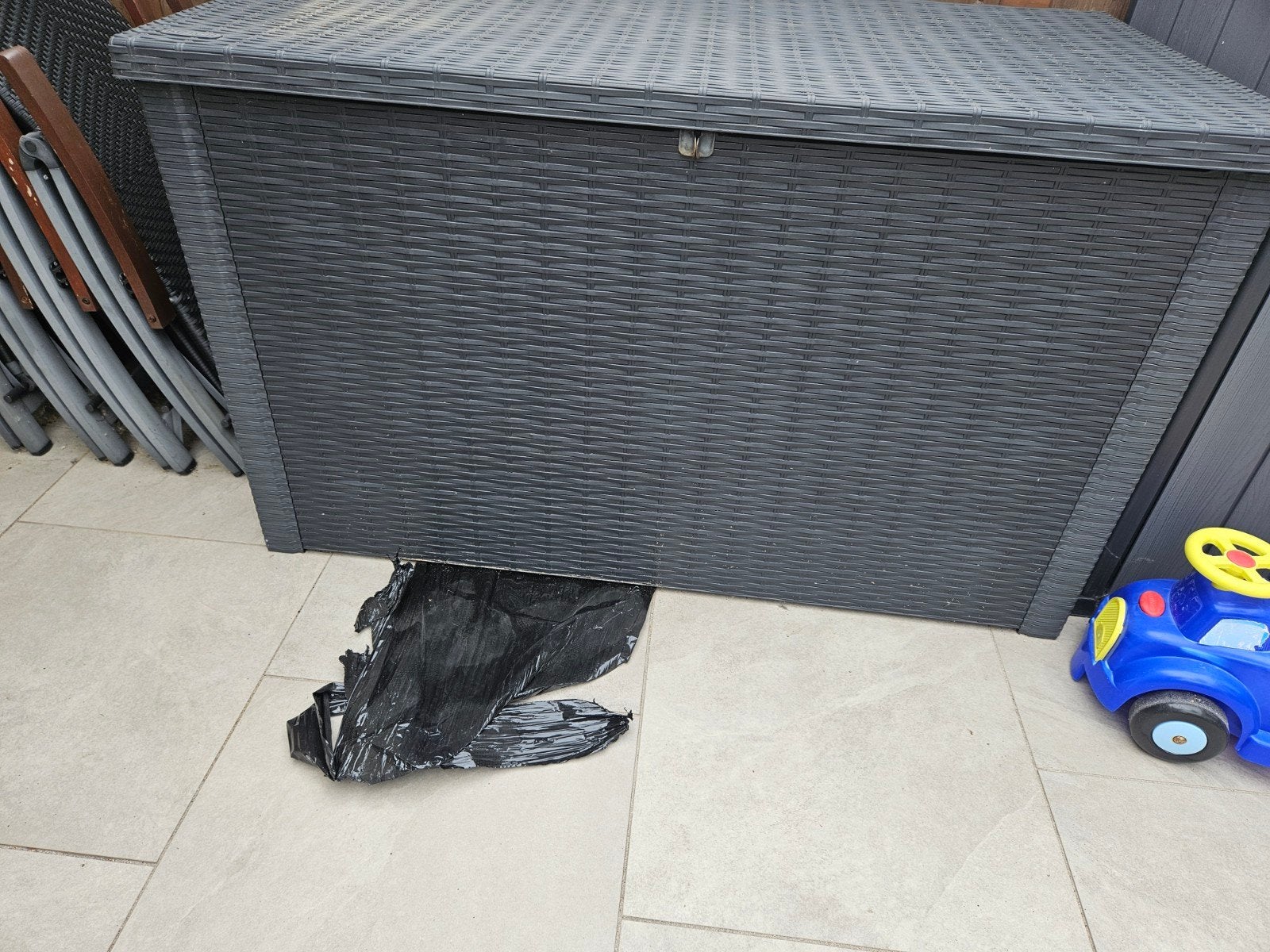 Keter 870 liter kussenbox - Waterdicht, Ophalen, Zo goed als nieuw, Kunststof, Overige typen