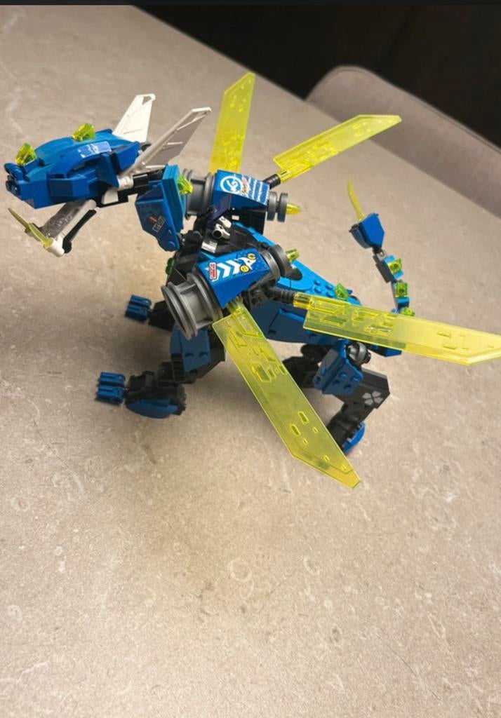 Lego Ninjago 71711 Jay’s Cyber Dragon Mech, Ophalen of Verzenden, Zo goed als nieuw