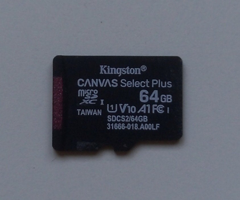 SD kaart 64 GB, Ophalen of Verzenden, Gebruikt, 64 GB