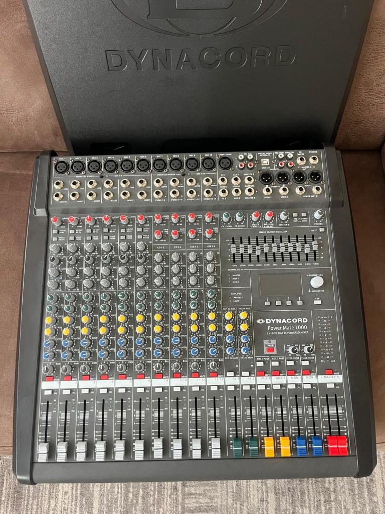 DYNACORD Powermat 1000-MK3, Ophalen, Zo goed als nieuw, 10 tot 20 kanalen, Microfooningang