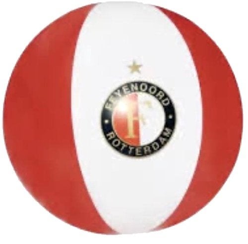 Feyenoord Strandbal – 'Club van het Volk'! :: € 11,95, Ophalen of Verzenden, Zo goed als nieuw, Feyenoord