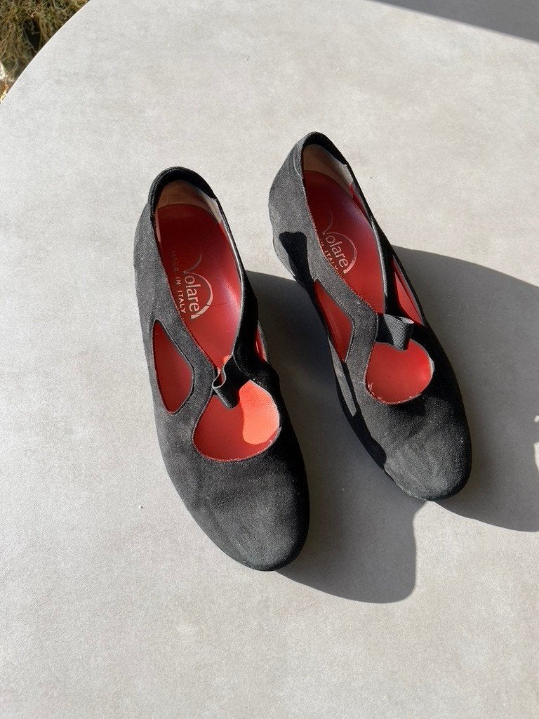Zwarte suede Volare schoenen, maat 39, Kleding | Dames, Verzenden, Zwart, Overige typen, Volare