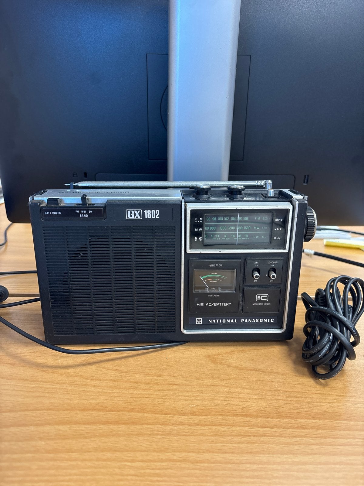 National Panasonic GX 1802 Vintage Radio, Ophalen of Verzenden, Gebruikt, Radio