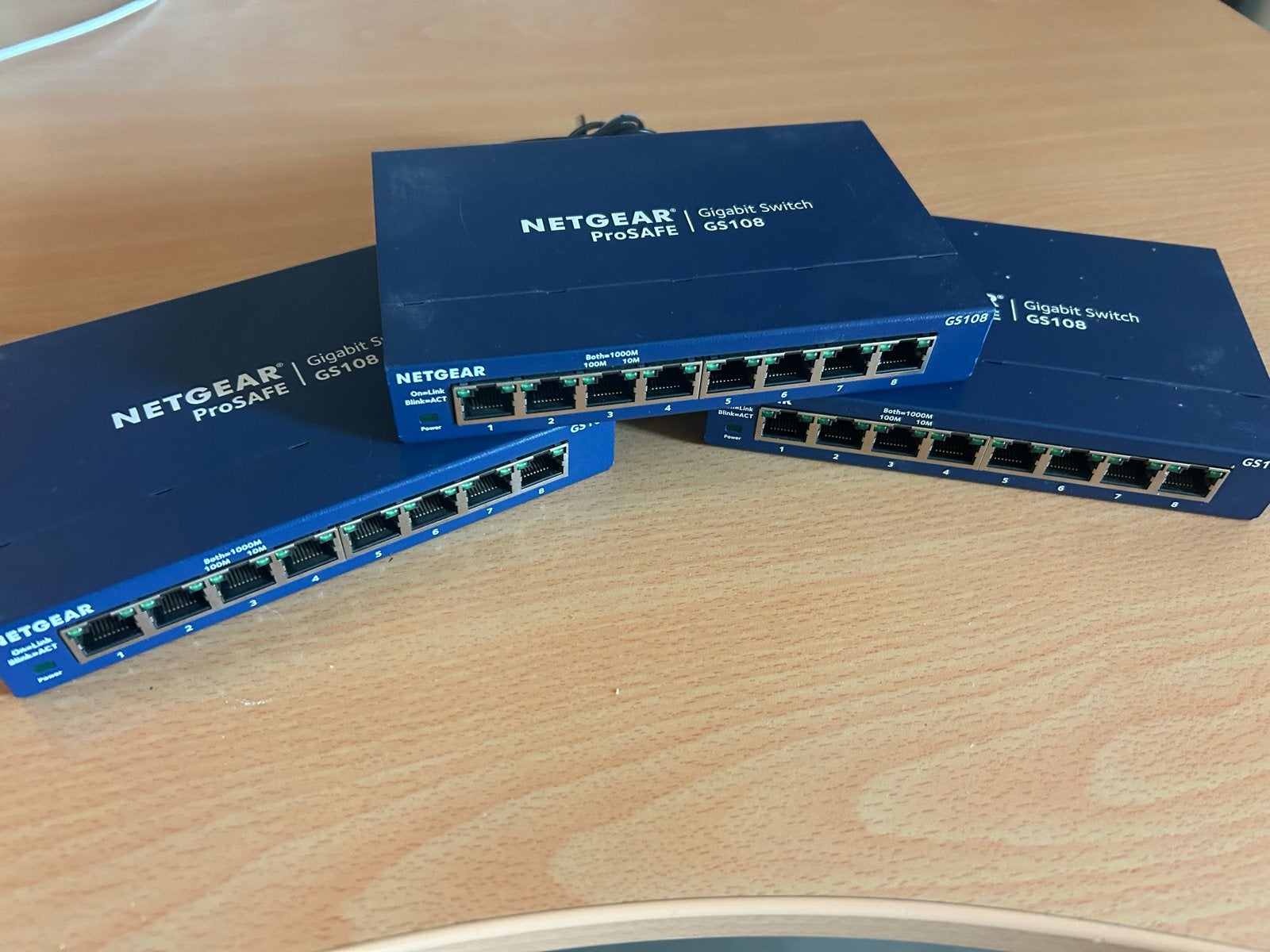NETGEAR ProSAFE GS108 Gigabit Switch - 8 poorten, Ophalen, Gebruikt