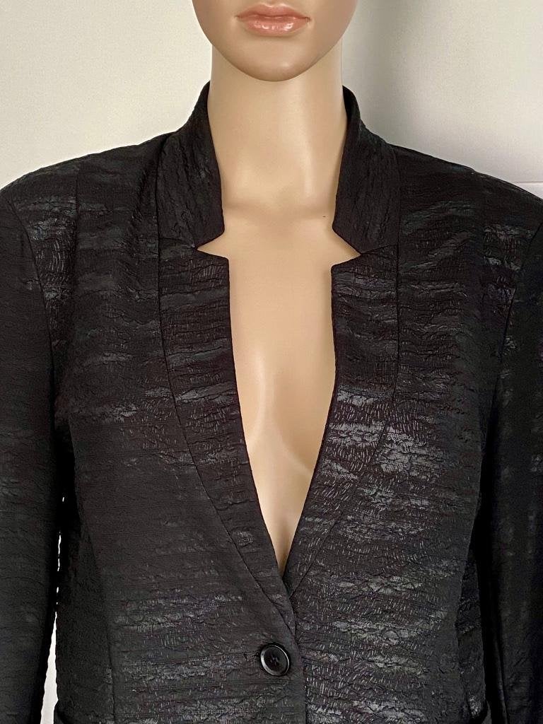 H789 Expresso: maat 40=M jasje blazer colbert vest zwart, Maat 38/40 (M), Expresso, Zwart, Ophalen of Verzenden