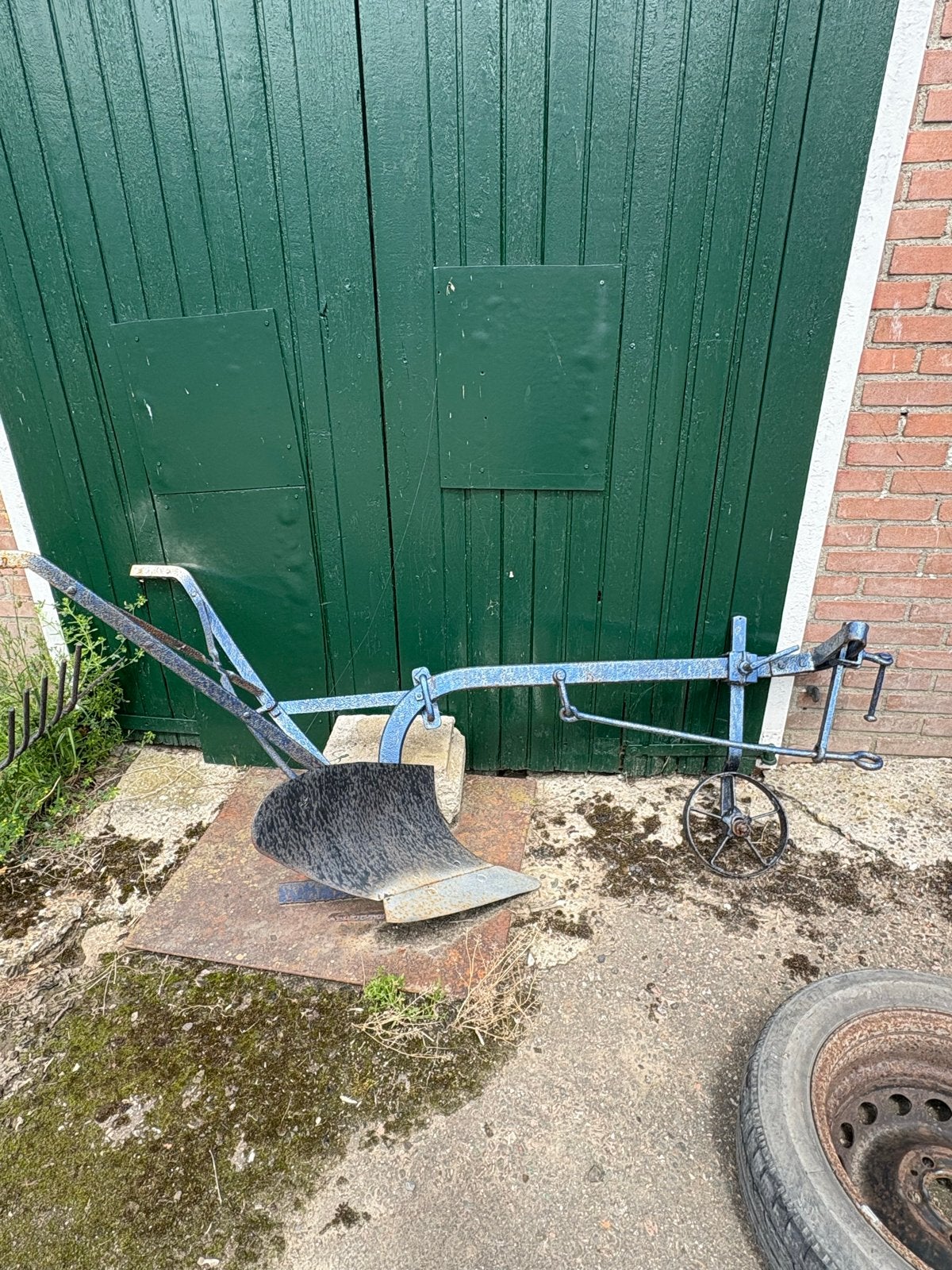Antieke ploeg voor grondbewerking, Antiek en Kunst, Antiek | Gereedschap en Instrumenten, Ophalen