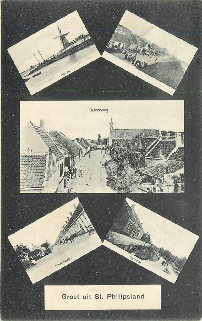 378-309-019 St Philipsland, Verzamelen, Ansichtkaarten | Nederland, Verzenden, Voor 1920, Zeeland