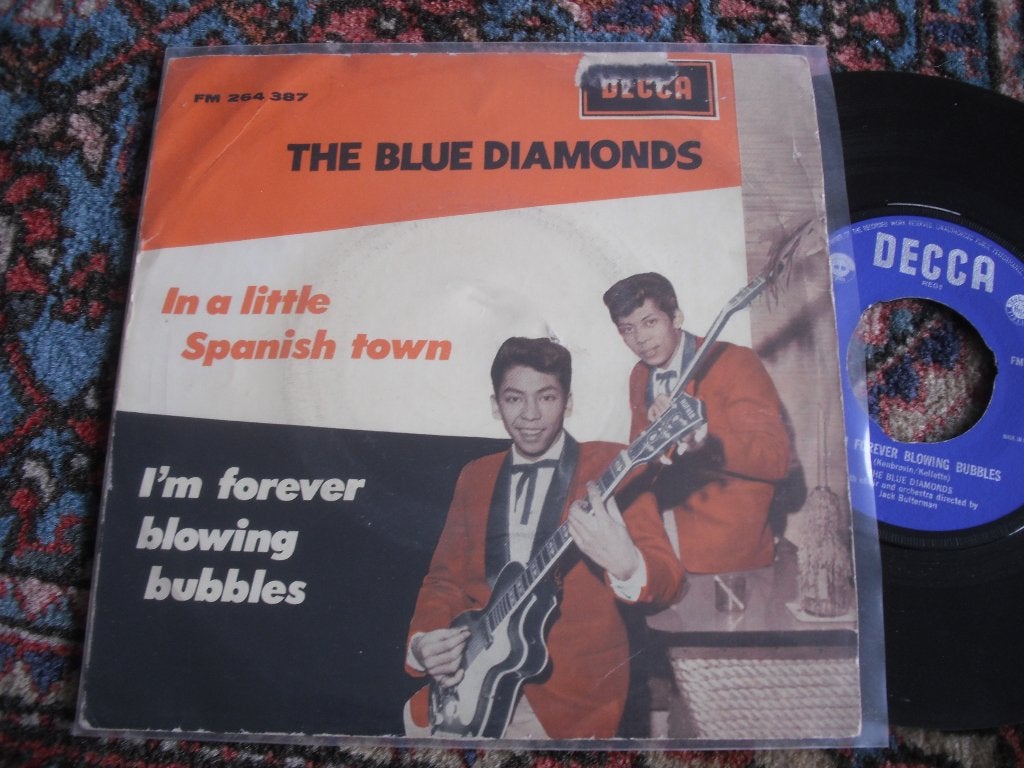 The Blue Diamonds - In a little Spanish town., Ophalen of Verzenden, Gebruikt, Pop