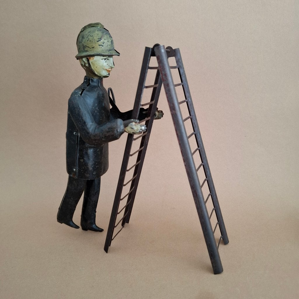 Brandweerman met ladder, Ophalen of Verzenden
