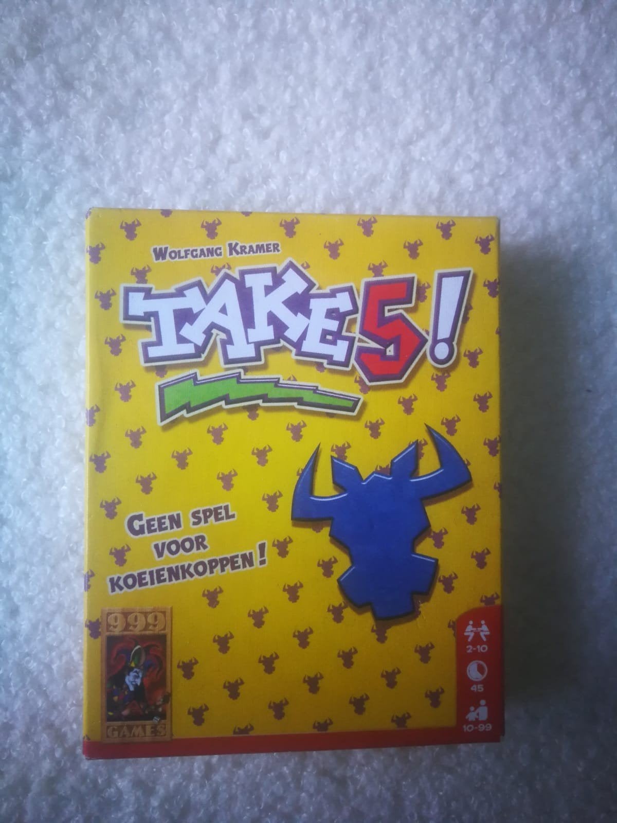 Take 5! Kaartspel - Zo goed als nieuw, Drie of vier spelers, Ophalen of Verzenden, Zo goed als nieuw, 999 Games