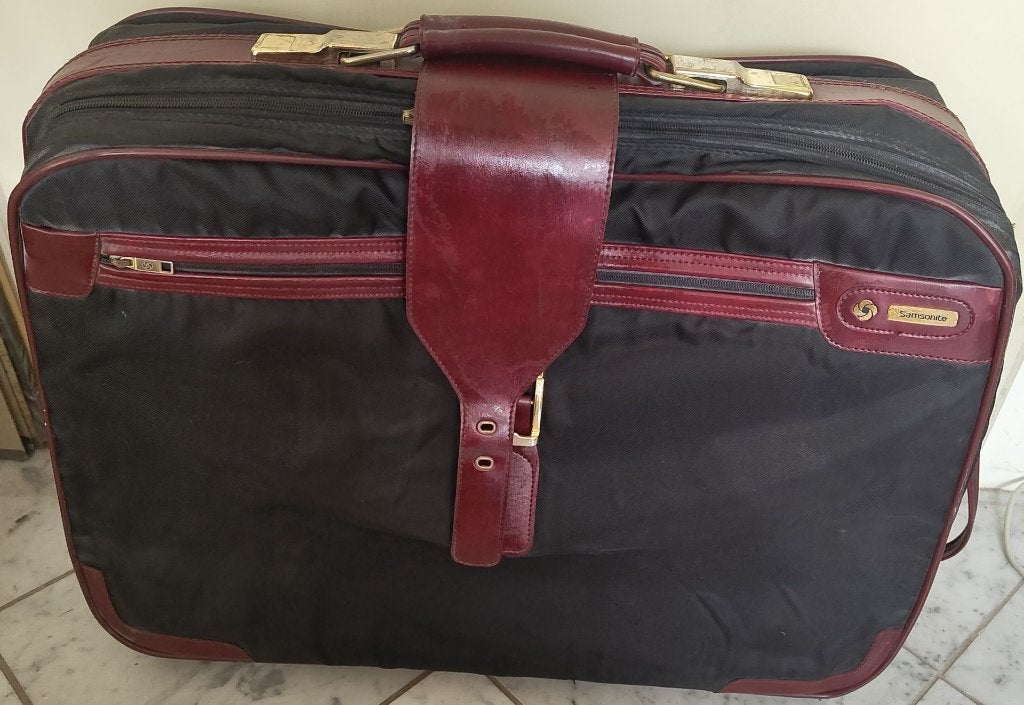 schitterende retro classic leren Samsonite koffer / reistas, Sieraden, Tassen en Uiterlijk, Leer, Ophalen of Verzenden, Zo goed als nieuw