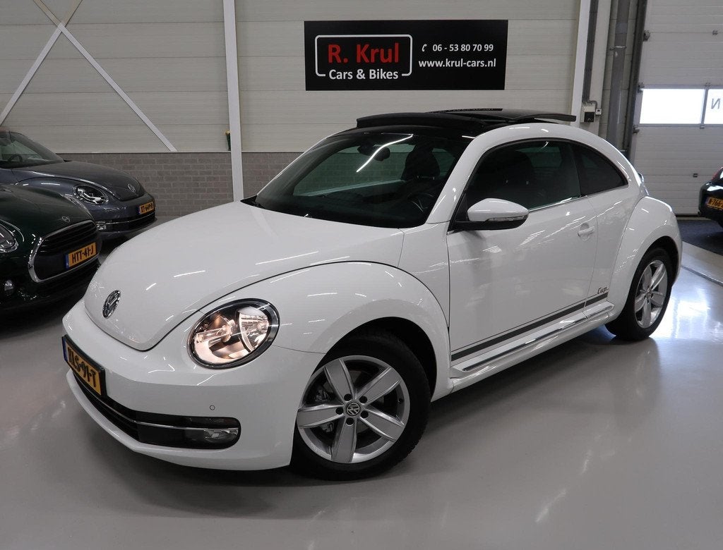 Volkswagen Beetle 1.2 TSI CUP Panoramadak Airco-ecc Navigati, Euro 5, Stof, Gebruikt, 4 cilinders