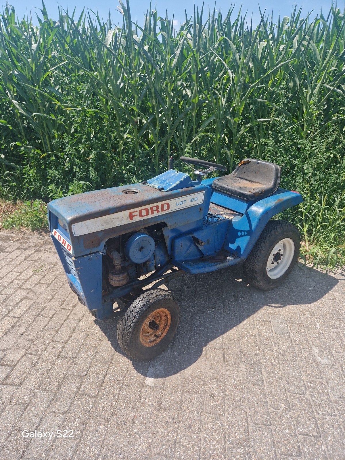 Ford lgt zitmaaier tuintrekker/tractor ADVERTENTIE GEWIJZIGD, Ophalen, Gebruikt, 50 cm of meer, Versnellingen