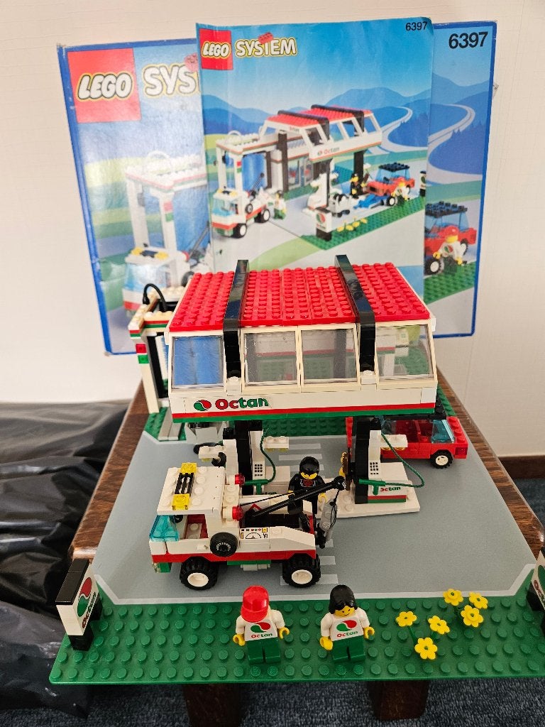 lego octan 6397 benzine station, Ophalen, Gebruikt, Overige thema's, Lego