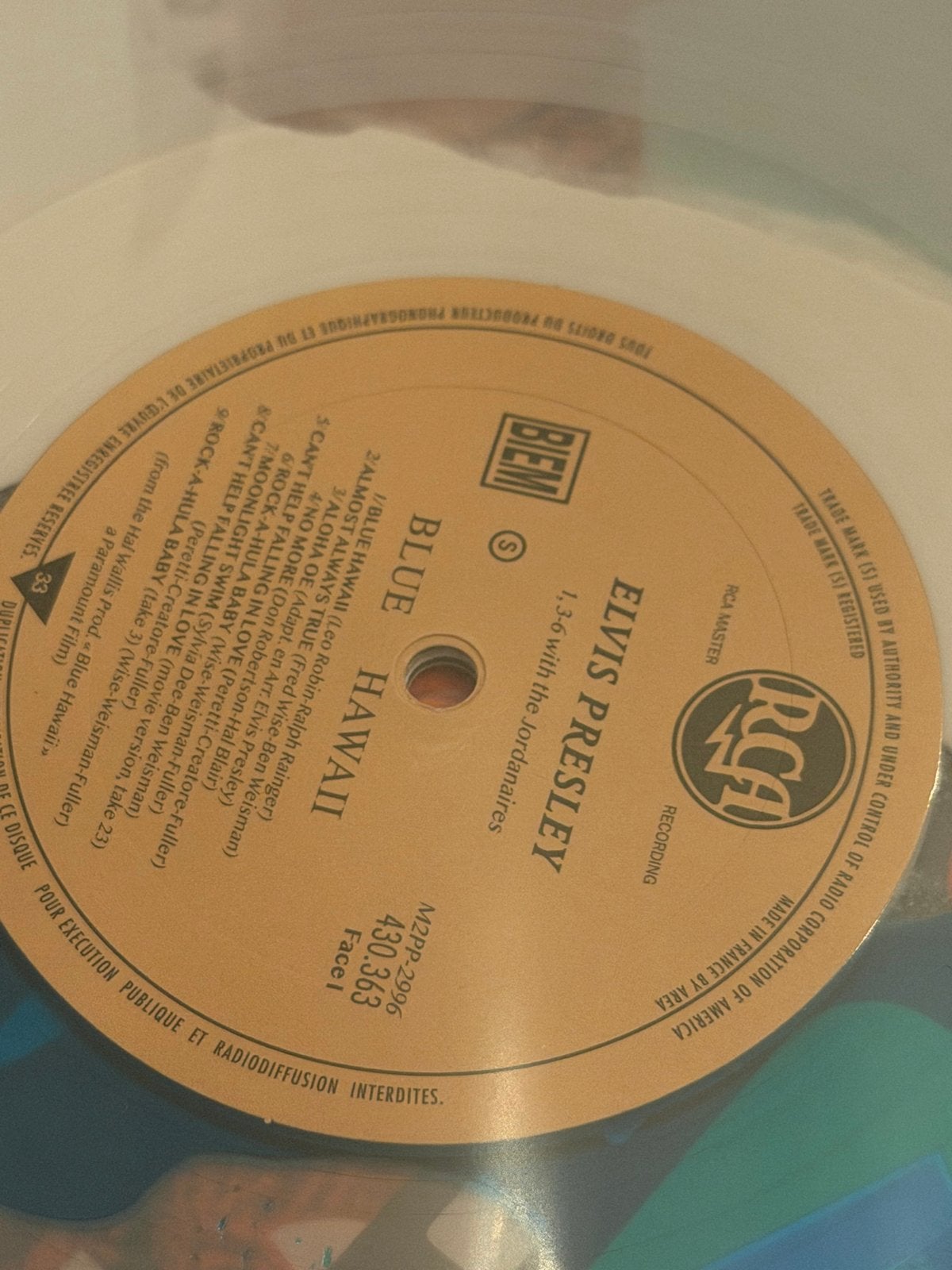 Elvis Presley - Blue Hawaii - Liquid & Sand Vinyl Collectors, LP, Pop, Colored vinyl, Ophalen of Verzenden