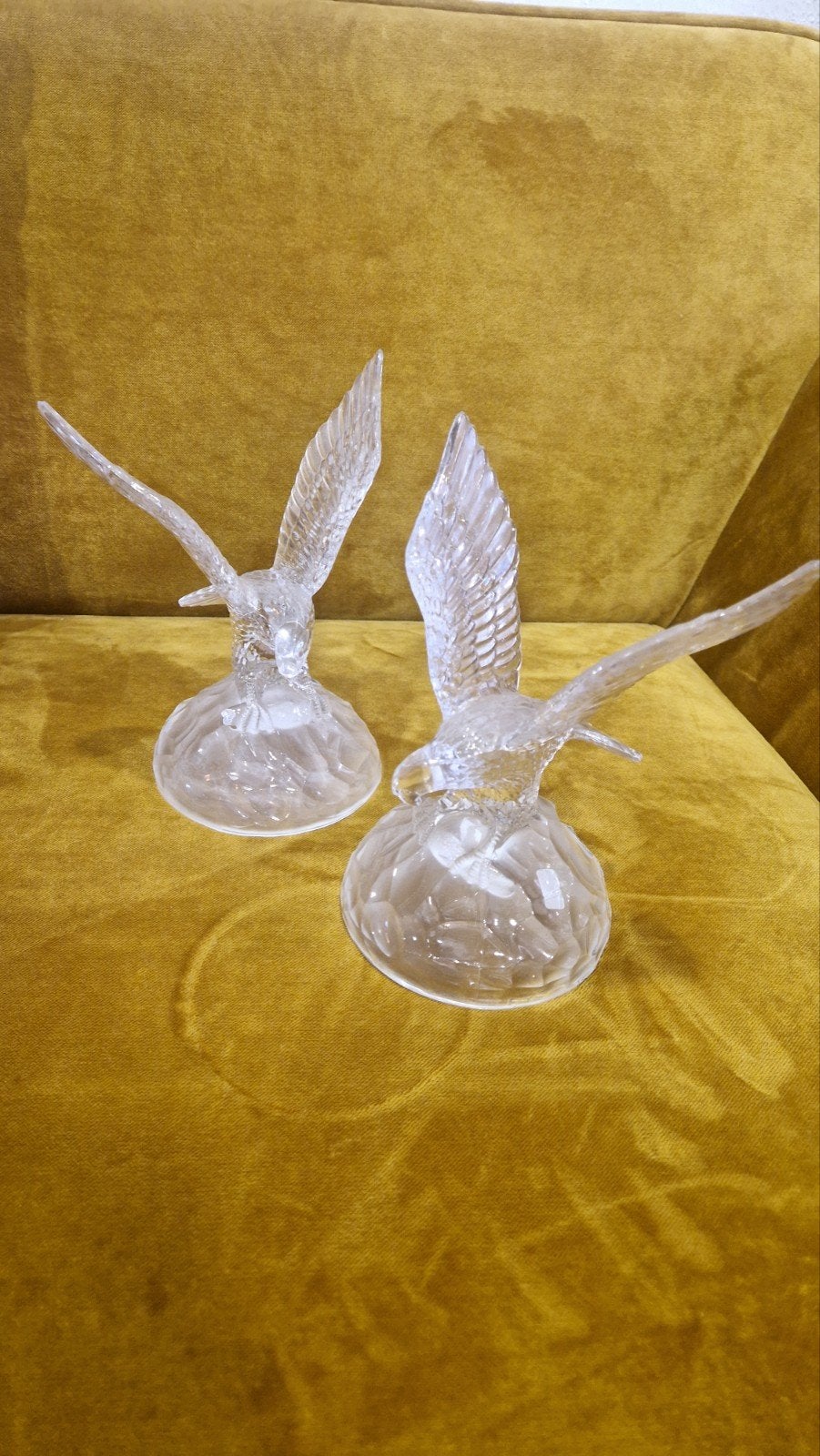 Cristal D'arques adelaar kristallen beeldjes, Ophalen of Verzenden