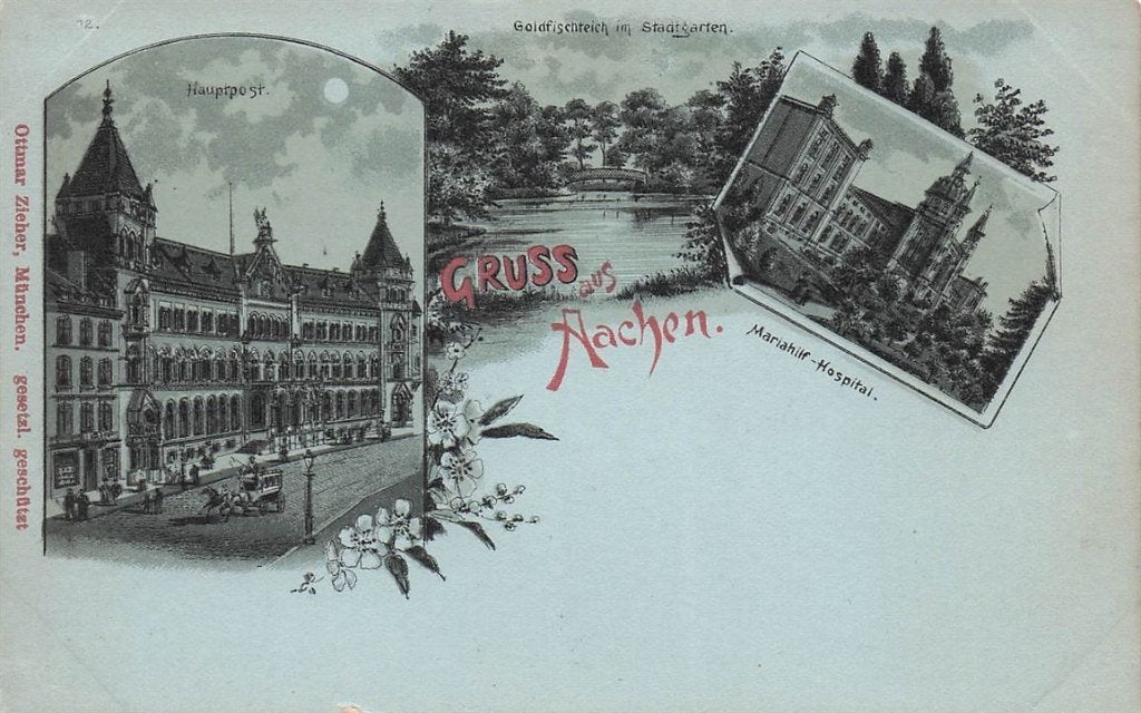 702-164-017 Aachen, Verzenden, Voor 1920, Duitsland