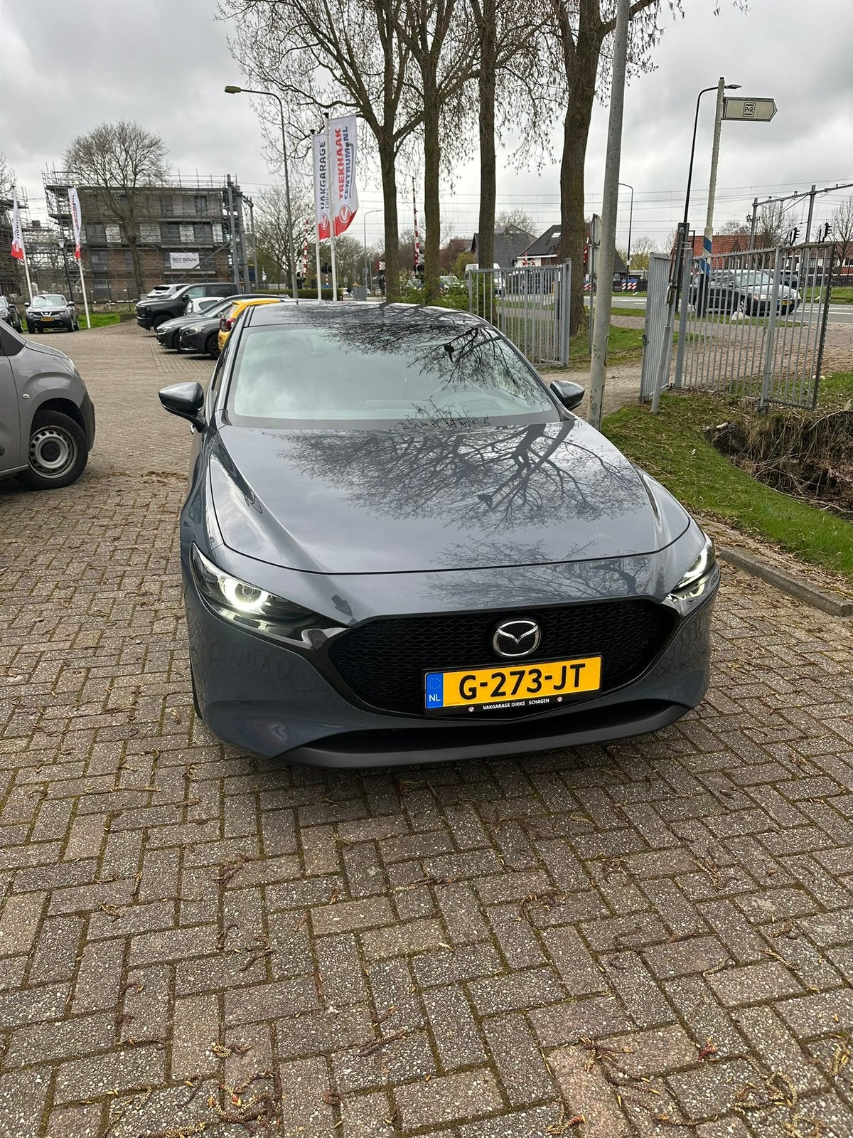 Mazda 3 Skyactiv-x 180pk Aut 2019 Grijs, 1998 cc, 4 cilinders, 179 pk, Origineel Nederlands