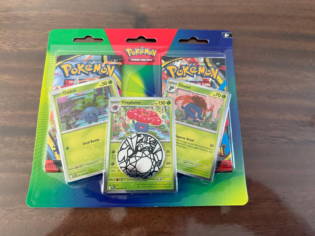 Pokémon TCG: Vileplume Enhanced Blister Pack met 2 Boosters, Hobby en Vrije tijd, Verzamelkaartspellen | Pokémon, Ophalen of Verzenden