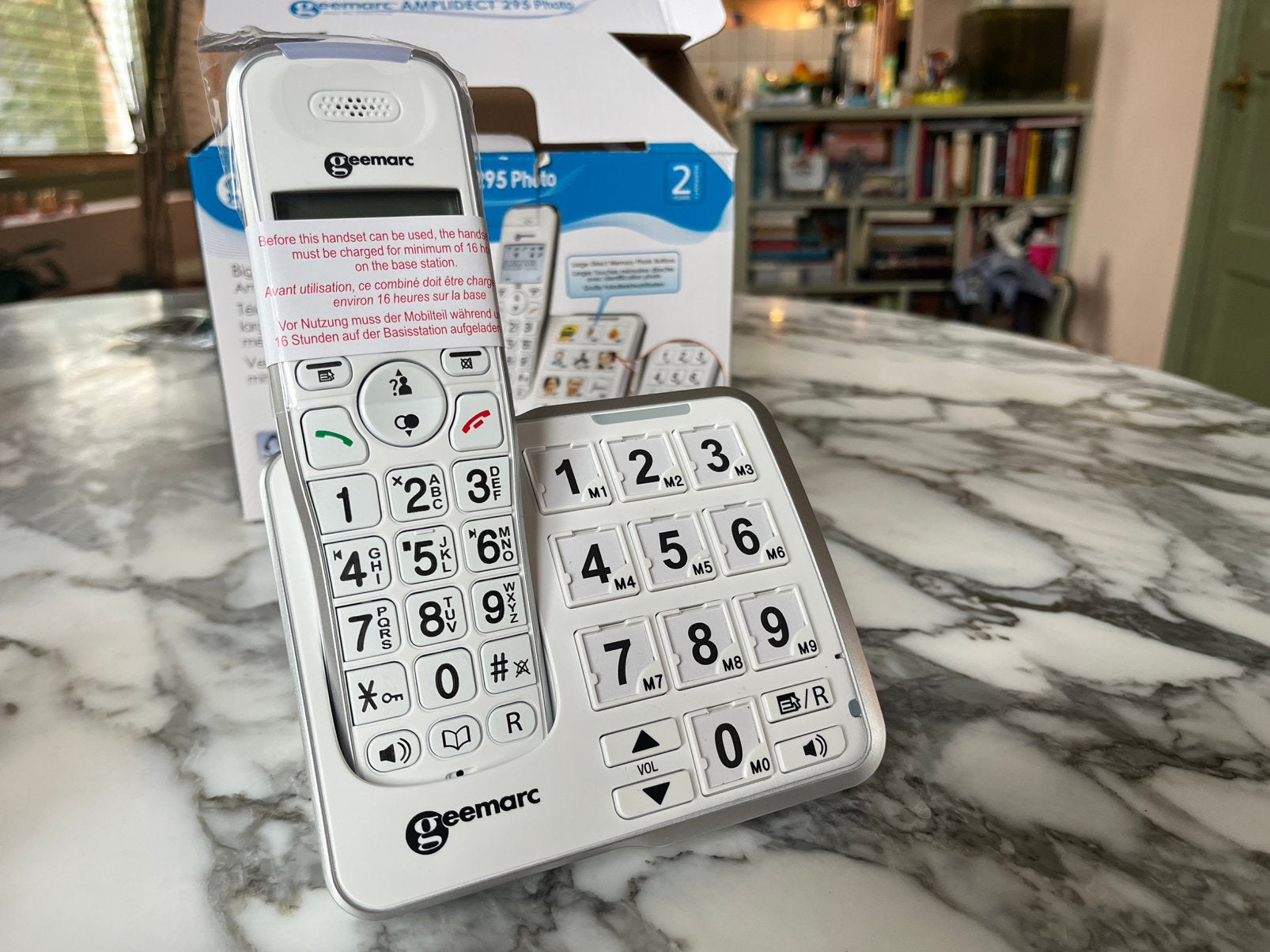 Gloednieuwe witte senioren telefoon met grote knoppen, Ophalen of Verzenden, Nieuw, 1 handset