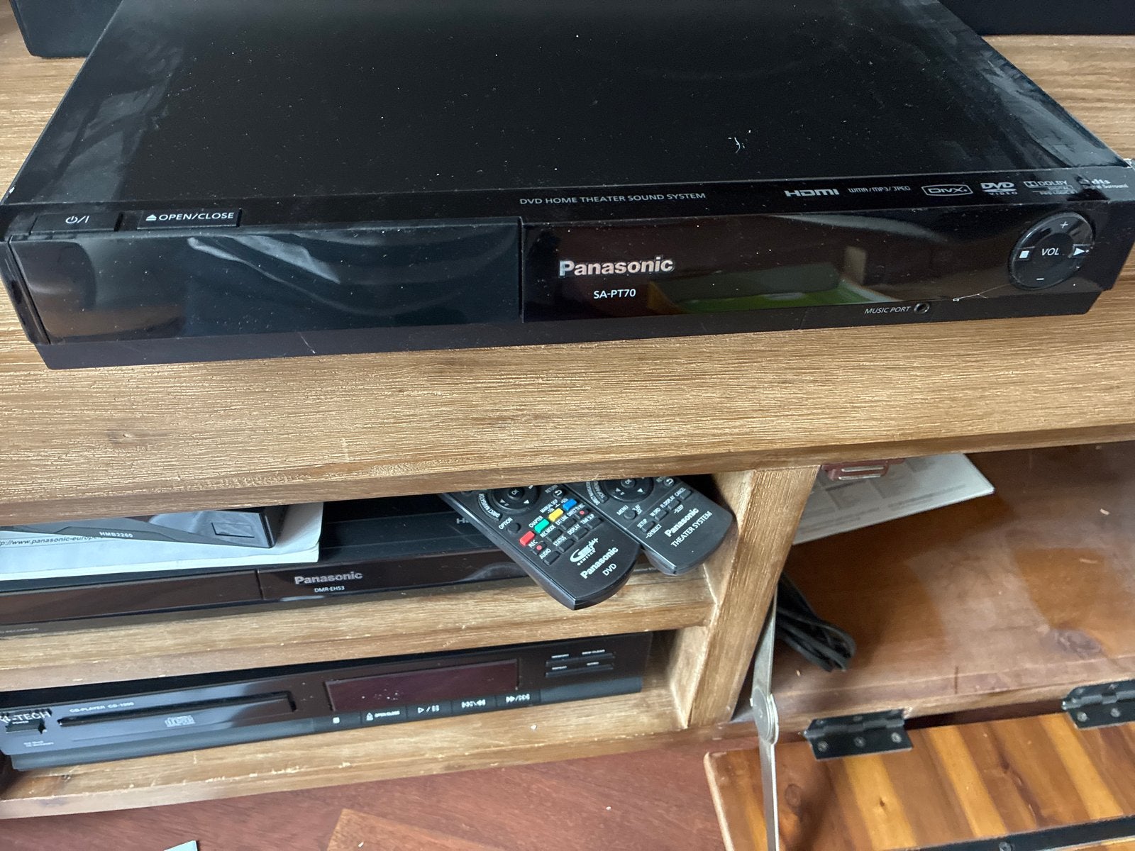 Panasonic SA-PT70 DVD Home Theater Sound System, Ophalen of Verzenden, Gebruikt, Dvd-speler, Panasonic