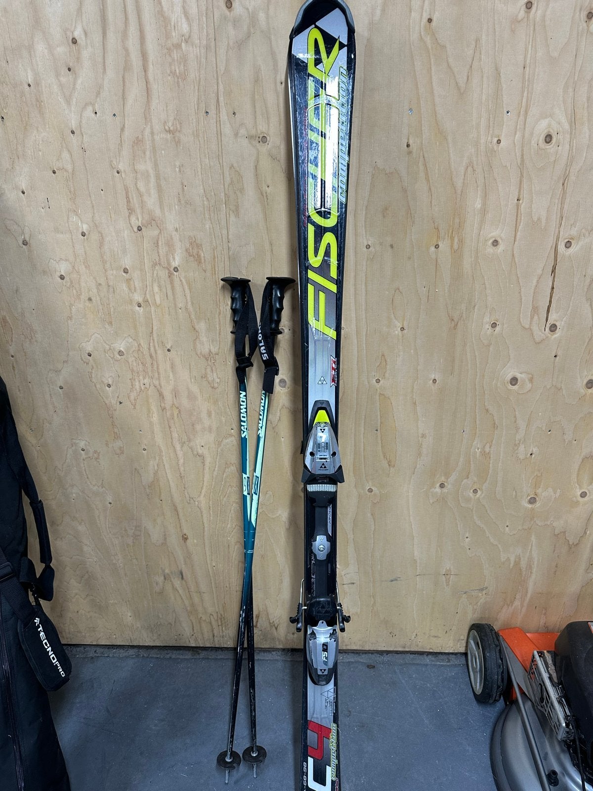 Fischer RC4 Competition Ski's met Salomon stokken, Ophalen, 160 tot 180 cm, Skiën, Ski's