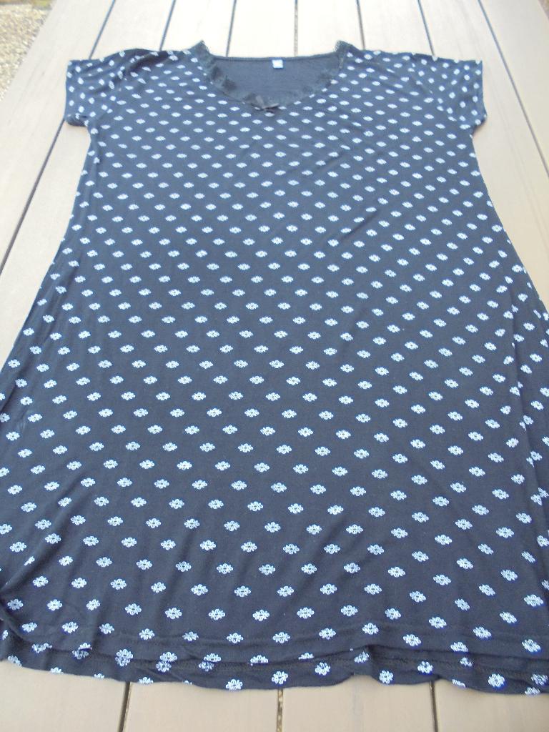 Zwart nachthemd ZEEMAN, Zeeman, Ophalen of Verzenden, Zo goed als nieuw, Maat 46/48 (XL) of groter