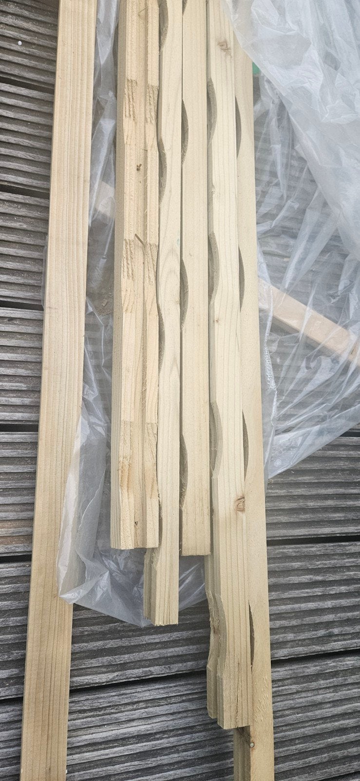 Geïmpregneerde Ventilatielatten 45x33mm en 45x28mm, Doe-het-zelf en Verbouw, Hout en Planken, Minder dan 25 mm, Plank, Ophalen