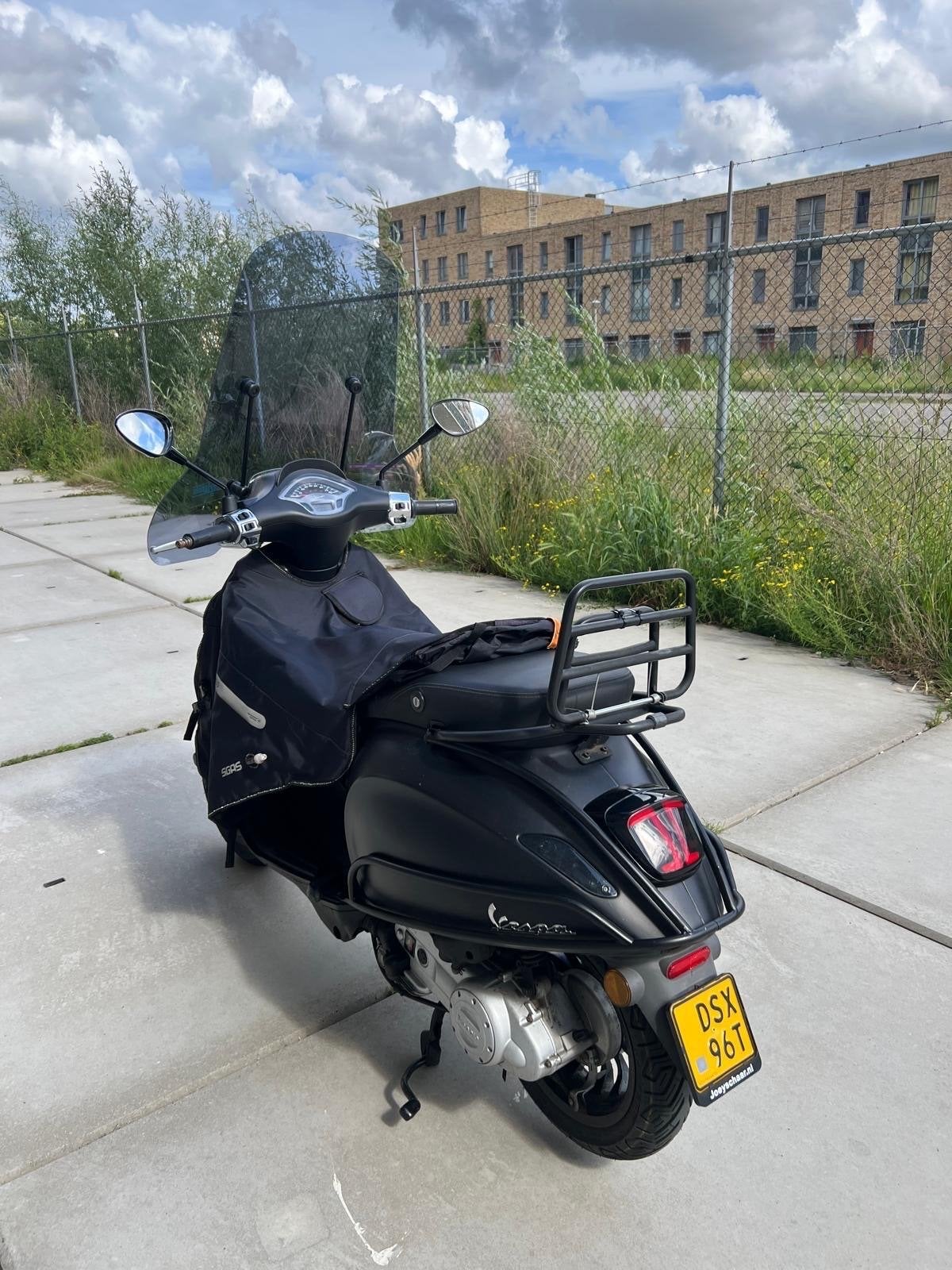 Vespa Sprint - Mat Zwart - 2019, Overige modellen, Maximaal 45 km/u, Ophalen of Verzenden, Zo goed als nieuw