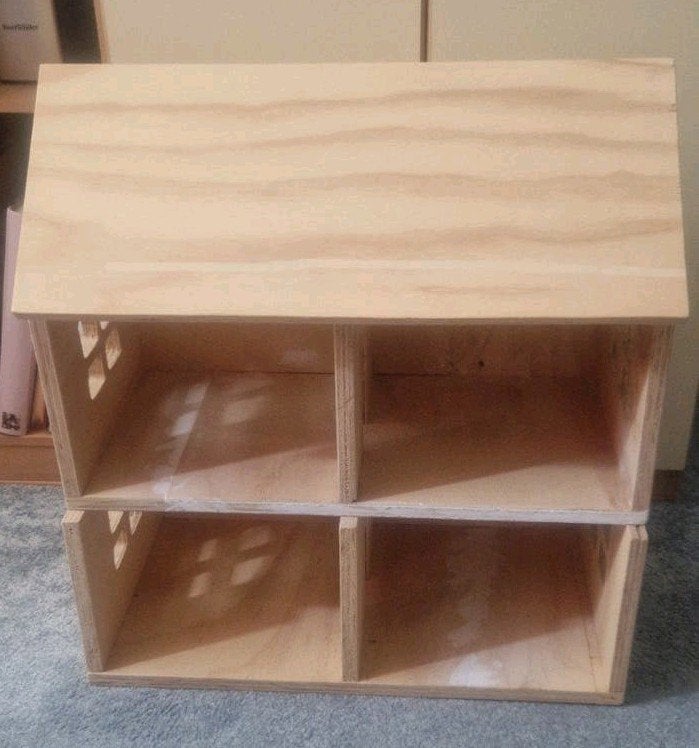 Prachtig groot handgemaakt houten poppenhuis DIY NIEUW!, Ophalen, Nieuw, Poppenhuis