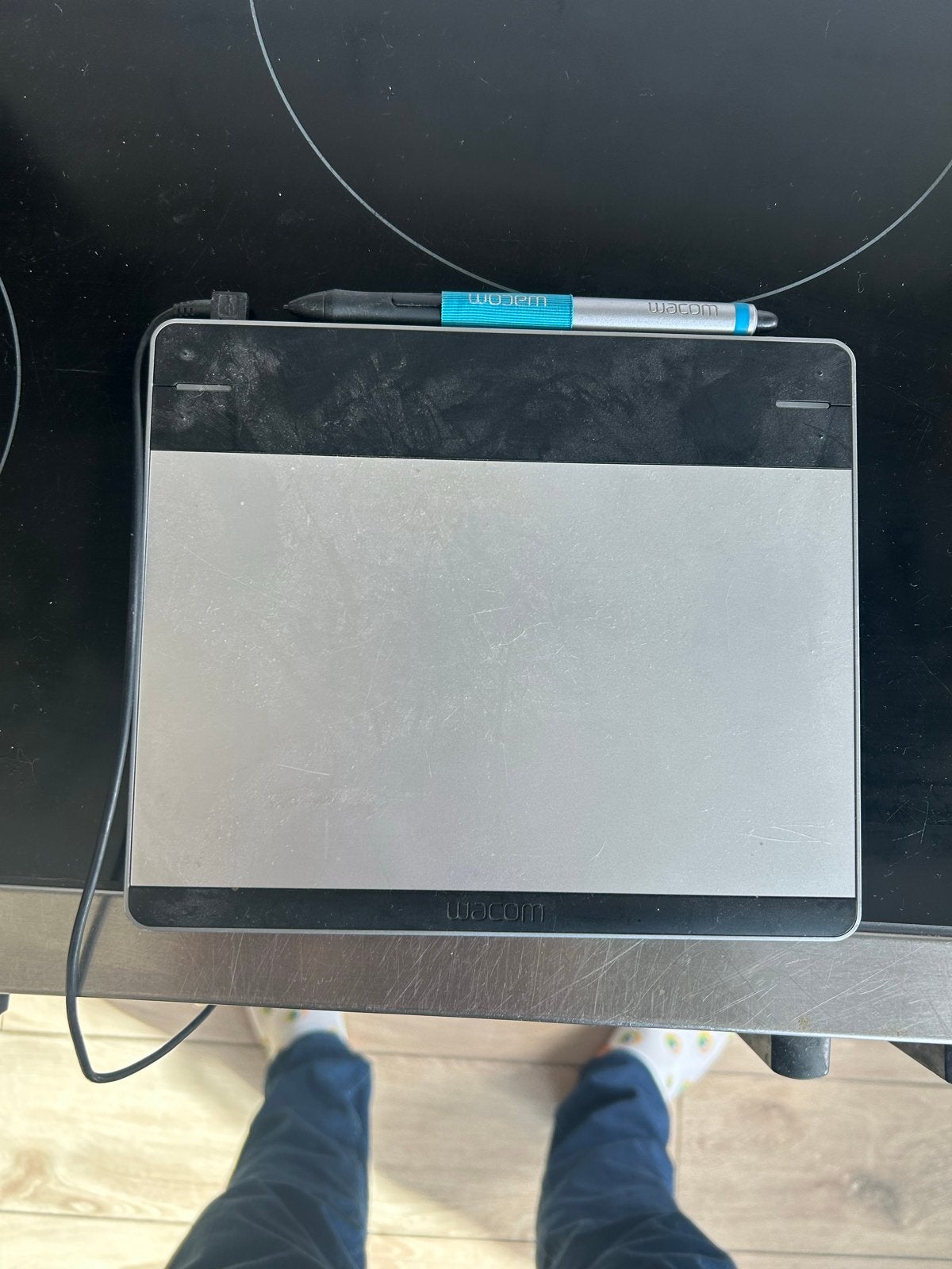 Wacom Intuos Pen & Touch Small CTH-480 tekentablet, Computers en Software, Ophalen of Verzenden, Multi-touch, Gebruikt, Bedraad