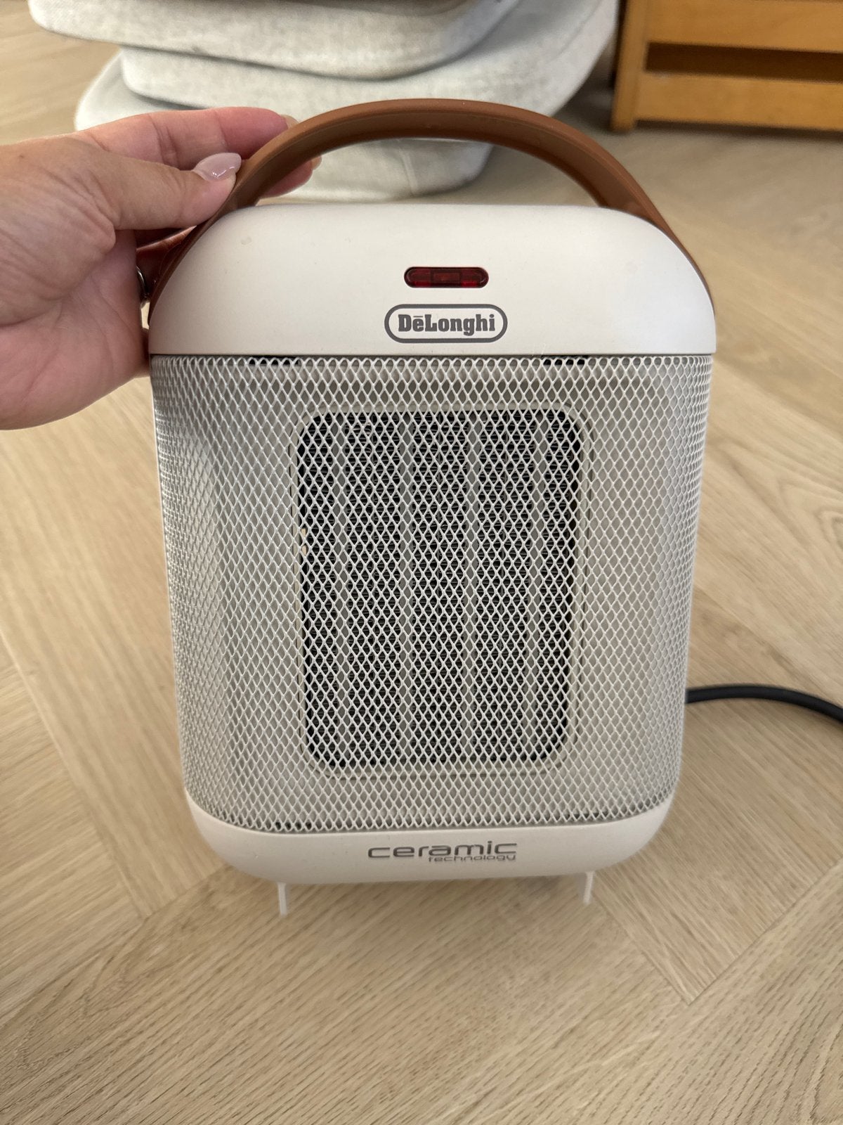 Delonghi keramische kachel - poten defect, Ophalen, Gebruikt, Kachel
