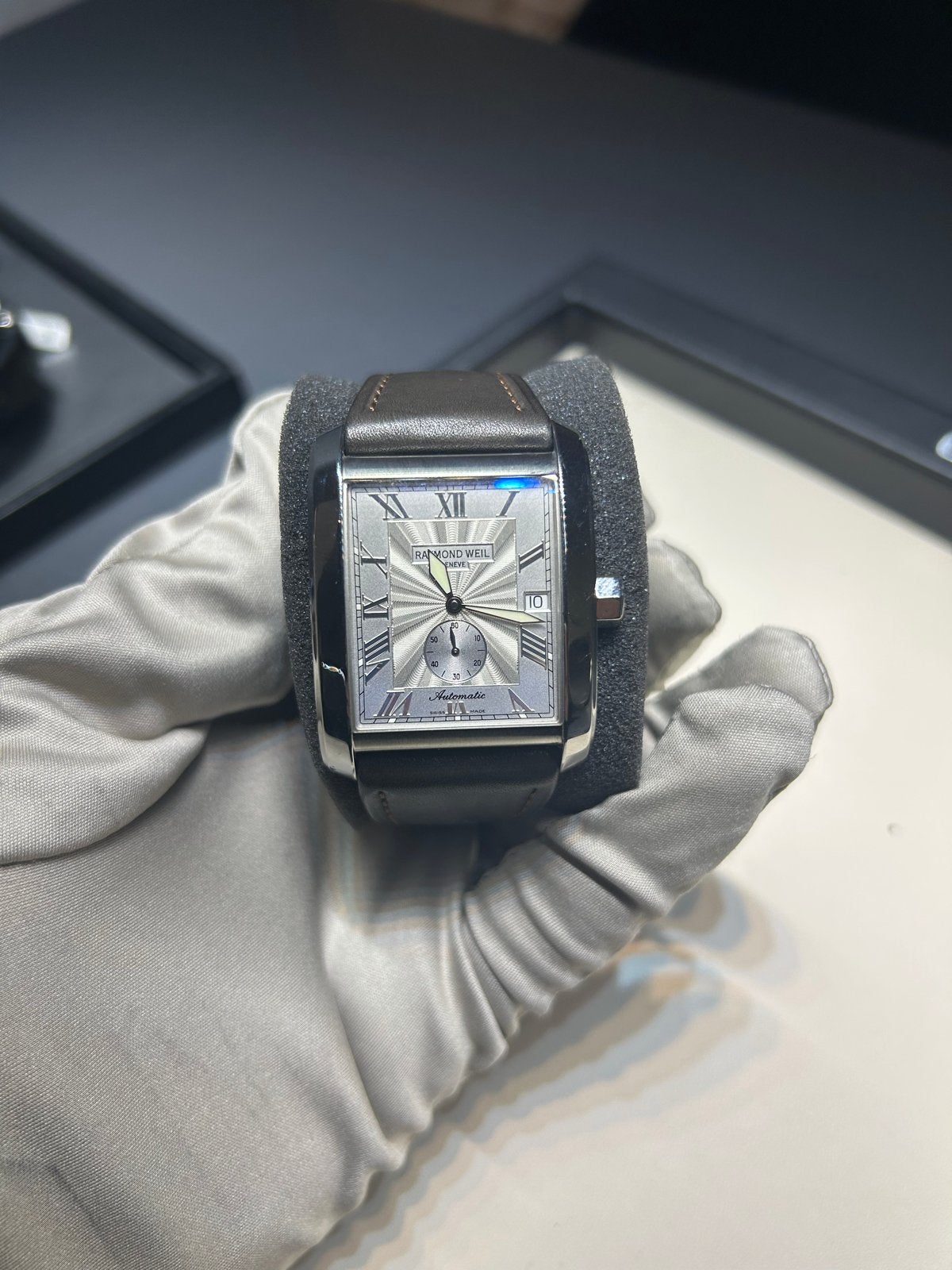 Raymond Weil Don Giovanni Cosi Grande 2875-STC-00658, Overige merken, Leer, Staal, Polshorloge