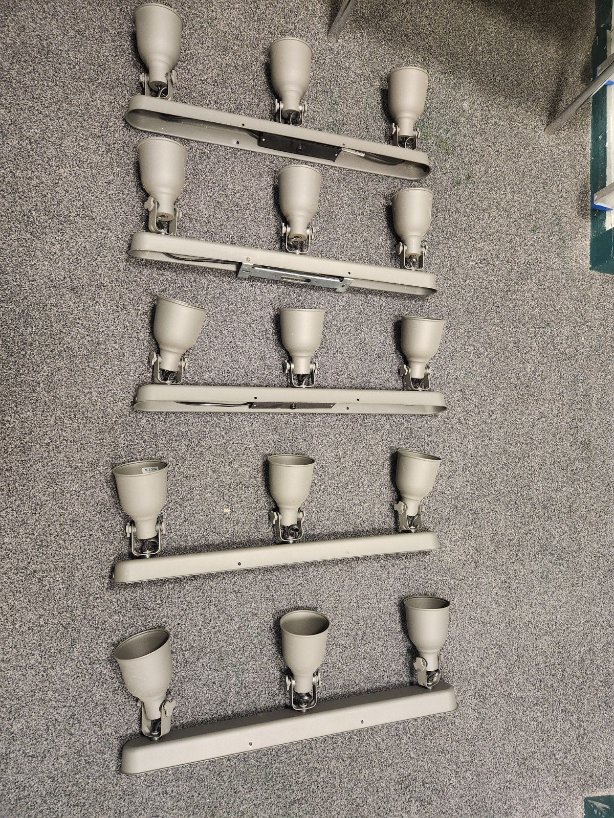 IKEA lampen spots - 5 stuks, Ophalen of Verzenden, Metaal, IKEA, Plafondspot of Wandspot